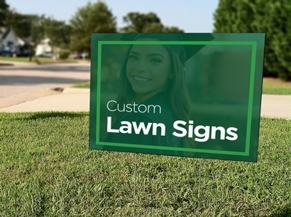 Custom Lawn Sign with Metal Stand | printshop.algonquincollege.com